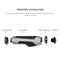 PROMEND GR-504 1 Pair TPR Ergonomic Ball Bicycle Grip Cover (Black Black)