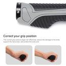 PROMEND GR-504 1 Pair TPR Ergonomic Ball Bicycle Grip Cover (Black Red)