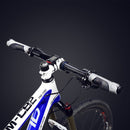 PROMEND GR-504 1 Pair TPR Ergonomic Ball Bicycle Grip Cover (Black Black)