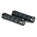PROMEND GR-515 1 Pair Shock-absorbing Anti-skid Mountain Bike Grips Cover (Black Blue)