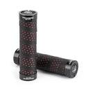 PROMEND GR-515 1 Pair Shock-absorbing Anti-skid Mountain Bike Grips Cover (Black Red)