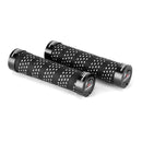 PROMEND GR-515 1 Pair Shock-absorbing Anti-skid Mountain Bike Grips Cover (Black White)