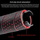 PROMEND GR-515 1 Pair Shock-absorbing Anti-skid Mountain Bike Grips Cover (Black Red)