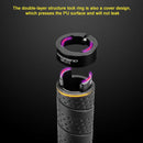 PROMEND GR-515 1 Pair Shock-absorbing Anti-skid Mountain Bike Grips Cover (Black Blue)