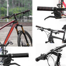 PROMEND GR-515 1 Pair Shock-absorbing Anti-skid Mountain Bike Grips Cover (Black)