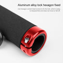 PROMEND GR-513 1 Pair Bicycle Antiskid Sweat-absorbing Sponge Grips Cover (Black)
