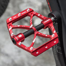PROMEND PD-M52C 1 Pair Bicycle Aluminum Alloy + Carbon Fiber Tube Bearing Pedals (Black)