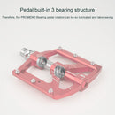 PROMEND PD-M88 1 Pair Mountain Bicycle Aluminum Alloy 3-Bearings Pedals (Black)