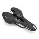 PROMEND SD-567 Hollow Breathable Silicone Racing Bicycle Saddle(Black White)