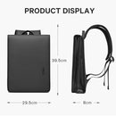 Bange BG-7252 Men Square Waterproof Laptop Backpack, Size: 39.5 x 29.5 x 8cm(Black)
