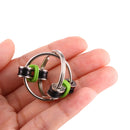 Key Ring Tri-Spinner Anti Anxiety EDC Toy for Autism ADHD(Green)