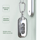 Electric Vehicle Key Electroplated TPU Case For AIMA C (Black)
