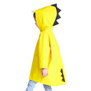 Cartoon Dinosaur Children Fashion Raincoat Size: M(Yellow)
