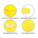 Cartoon Dinosaur Children Fashion Raincoat Size: M(Yellow)