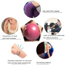 3 PCS Mini Yoga Pilates Ball Explosion-proof PVC Ball Balanced Fitness Gymnastic Exercise Training with Straw, Diameter: 25cm(Pink)