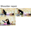 3 PCS Mini Yoga Pilates Ball Explosion-proof PVC Ball Balanced Fitness Gymnastic Exercise Training with Straw, Diameter: 25cm(Pink)