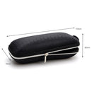 Sunglasses Crush Resistance Zipper Glasses Case Box, Size: 17*7*6cm (Black)