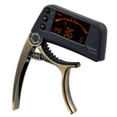 Professional Guitar Tuner Clip, Loftstyle Chromatic Clip-on Tuner with Rotational LCD Screen Light Display Single-handed Guitar Capo
