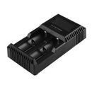 Nitecore D2 Intelligent Digi Smart Charger with LED Indicator for 14500, 16340 (RCR123), 18650, 22650, 26650, Ni-MH and Ni-Cd (AA, AAA) Battery