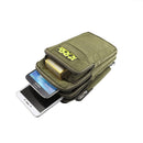 Outdoor Phone Carrying Case Pouch Nylon Crossbody Shoulder Waist Belt Wallet Bag with Carabiner, For iPhone 8 Plus / 7 Plus, Galaxy Note 8, Huawei P10, and other Smartphones Below 7 inch(Army Green)