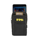 Outdoor Phone Carrying Case Pouch Nylon Crossbody Shoulder Waist Belt Wallet Bag with Carabiner, For iPhone 8 Plus / 7 Plus, Galaxy Note 8, Huawei P10, and other Smartphones Below 7 inch(Black)