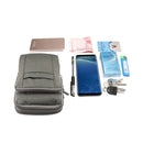 Outdoor Phone Carrying Case Pouch Nylon Crossbody Shoulder Waist Belt Wallet Bag with Carabiner, For iPhone 8 Plus / 7 Plus, Galaxy Note 8, Huawei P10, and other Smartphones Below 7 inch(Grey)