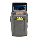 Outdoor Phone Carrying Case Pouch Nylon Crossbody Shoulder Waist Belt Wallet Bag with Carabiner, For iPhone 8 Plus / 7 Plus, Galaxy Note 8, Huawei P10, and other Smartphones Below 7 inch(Grey)