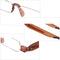 Portable Folding 360 Degree Rotation Presbyopic Reading Glasses with Pen Hanging, +2.00D(Testudinarious)