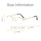 Folding Anti Blue-ray Presbyopic Reading Glasses with Case & Cleaning Cloth, +1.50D(Gold)