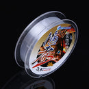 3.5C 0.309mm 4.74kg Nodules Tension 5.93kg Straight Line Tension 50m Strong Imported Raw Silk Nylon Fishing Line(Transparent)