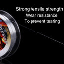3.5C 0.309mm 4.74kg Nodules Tension 5.93kg Straight Line Tension 50m Strong Imported Raw Silk Nylon Fishing Line(Transparent)