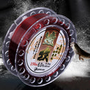 6.0C 0.405mm 8.15kg Nodules Tension 10.08kg Straight Line Tension 150m Strong Imported Raw Silk Nylon Fishing Line (Red)