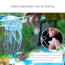 3 PCS Aquarium Articles Decoration Silicone Simulation Fluorescent Sucker Jellyfish, Size: 5*17cm(Orange)