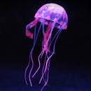 3 PCS Aquarium Articles Decoration Silicone Simulation Fluorescent Sucker Jellyfish, Size: 5*17cm(Pink)