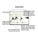3 PCS Aquarium Articles Decoration Silicone Simulation Fluorescent Sucker Jellyfish, Size: 5*17cm(Pink)