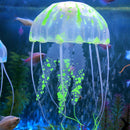 3 PCS Aquarium Articles Decoration Silicone Simulation Fluorescent Sucker Jellyfish, Size: 5*17cm(Green)
