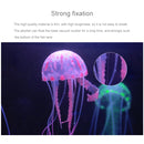3 PCS Aquarium Articles Decoration Silicone Simulation Fluorescent Sucker Jellyfish, Size: 5*17cm(Green)