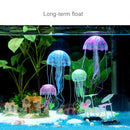 3 PCS Aquarium Articles Decoration Silicone Simulation Fluorescent Sucker Jellyfish, Size: 5*17cm(Blue)