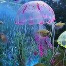3 PCS Aquarium Articles Decoration Silicone Simulation Fluorescent Sucker Jellyfish, Size: 5*17cm(Purple)