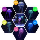3 PCS Aquarium Articles Decoration Silicone Simulation Fluorescent Sucker Jellyfish, Size: 5*17cm(Purple)