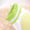 One Pair Ventilated Children Baby Crawling Walking Knee Guard Elbow Guard Protecting Pads(Green)