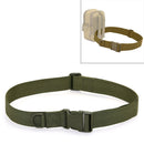 Outdoor Riding Hiking Sports Military Style Multifunctional Waist Belt(Army Green)