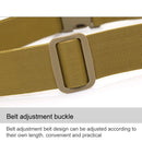 Outdoor Riding Hiking Sports Military Style Multifunctional Waist Belt(Black)