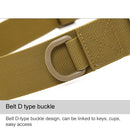 Outdoor Riding Hiking Sports Military Style Multifunctional Waist Belt(Grey)