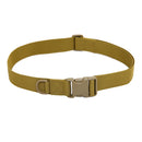 Outdoor Riding Hiking Sports Military Style Multifunctional Waist Belt(Khaki)