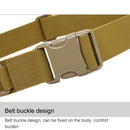 Outdoor Riding Hiking Sports Military Style Multifunctional Waist Belt(Khaki)
