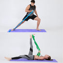 JM-SZD Multifunctional Cotton Yoga Rope Stretching Belt, Random Color Delivery