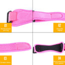 2 PCS SMD-0114 Outdoor Sport Knee Joint Protective Belt Anti-sprain Patellar Band(Rose Red)