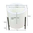 165mm PP Planter Flower Pot Automatic Water-absorbing Lazy Flower Pot, with Shelf