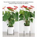 165mm PP Planter Flower Pot Automatic Water-absorbing Lazy Flower Pot, with Shelf